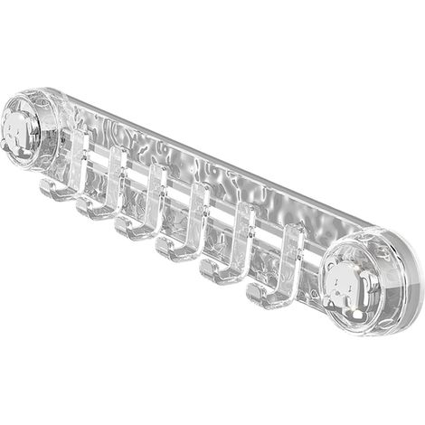 Crochets à ventouse Supports d'aspirateur amovibles pour verre et porte Supports à ventouse polyvalents pour salle de bain, douche, cuisine et fenêtre Facile à installer et à (1/5)