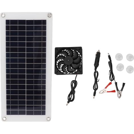 10W 18V Tragbares Solarventilator-Set für Haustiere im Freien (1/5)