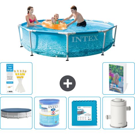 Frame Pool Rund - 305x76 cm - 7-teilig S80