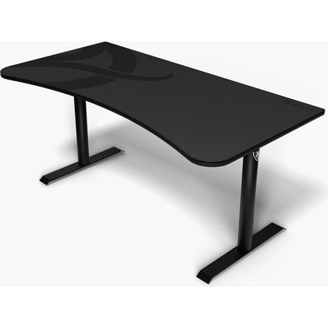 Arozzi Arena Gaming Desk Gris Oscuro Superficie Completa Alfombrilla de Microfibra Altura Ajustable Estructura de Acero (1/4)