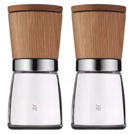 WMF CERAMILL NATURE SET DI MACINA SPEZIE IN LEGNO 2 PEZZI. (1/5)