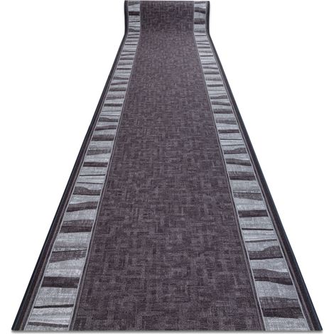 Läufer Antirutsch LINEA grau 100cm grey 100x350 cm