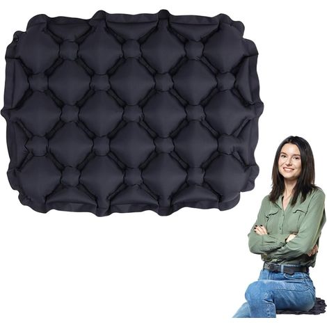 Coussin Siège Gonflable, Soulagement Pression, Camping, Mat, Pliable, Léger, Randonnée, Chaise, Rembourré (1/5)