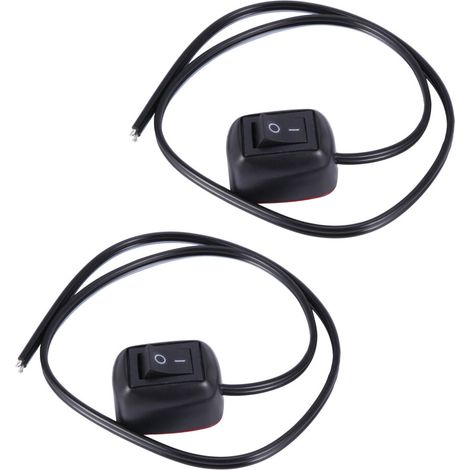 2x Auto-DIY-Wassertropfen-Tastenschalter AUS / 12V (1/2)