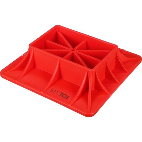 Plaque de Support pour Cric - 1 Unité - ABS Renforcé - Stabilisation Sols Meubles - Tout-terrain et Agricole - 28,5 x 28,5 cm (1/4)