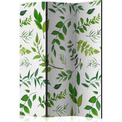 Paravent 3 Volets "Green Twigs" 135x172cm (1/2)
