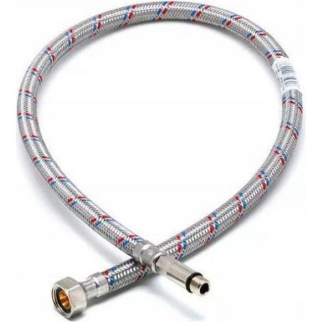 Raccord De Tuyau Tressé - Acier Inoxydable - M10 X G3/8 - 60 Cm - Pour Robinet Et Électroménager