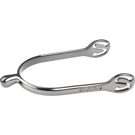 25 MM, Grigio Gunmetal: Speroni inglesi cromati a goccia completi di lacciolini (1/5)