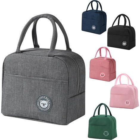 Sac Isotherme Repas 6L Petit Panier Repas Lunch Box Isotherme Sacs Repa Portable à déjeuner pliable Petit Sacs Lunch Box Étanches pour Femmes,Hommes,Enfants Étudiant Bureau Pique (1/5)
