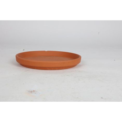 5x Terrakotta Untersetzer 22cm Pflanzentöpfe Teller Blumentopf Gefäß Kübel Braun (1/2)