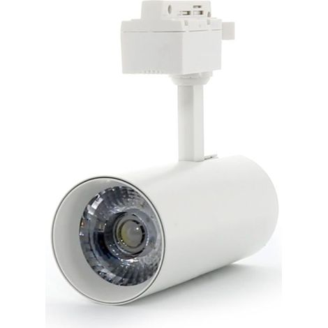 Spot LED sur rail Blanc Aras 30W Monophasé CCT CCT - Ledme - LM3161 (1/4)