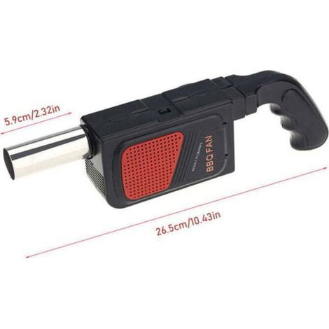 Ventilateur de barbecue électrique portatif - - Souffleur allume-feu - Sans batterie - Portable - Chauffage rapide (1/4)