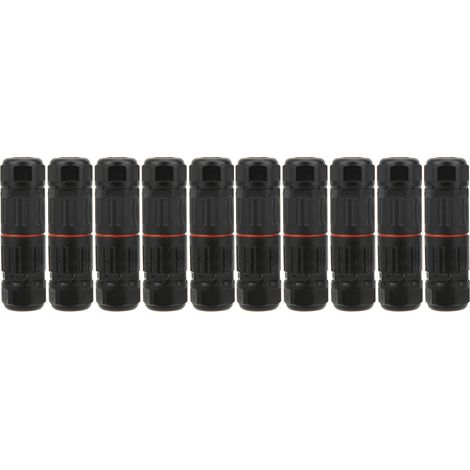 IP68 Wasserdichter Stecker, 10er-Packung, Sortiment an elektrischen Anschlüssen für Außenstraßenlaternen (1/5)