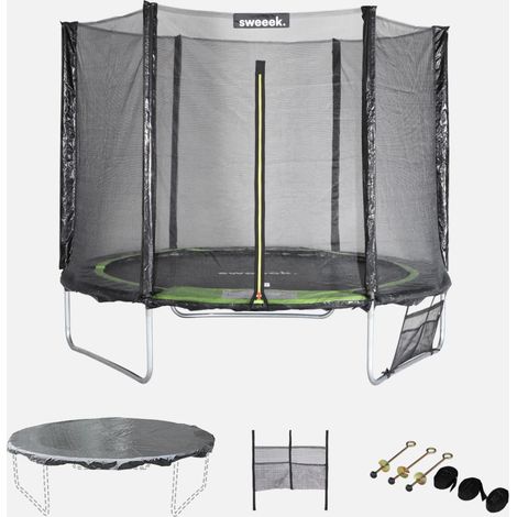 Cama elástica con pack de accesorios, 250cm