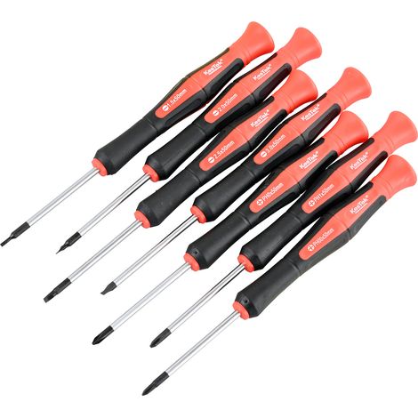 KesTek Feinmechaniker Schraubendreher Set 7tlg PH SL Präzision Magnet Werkzeug (1/5)