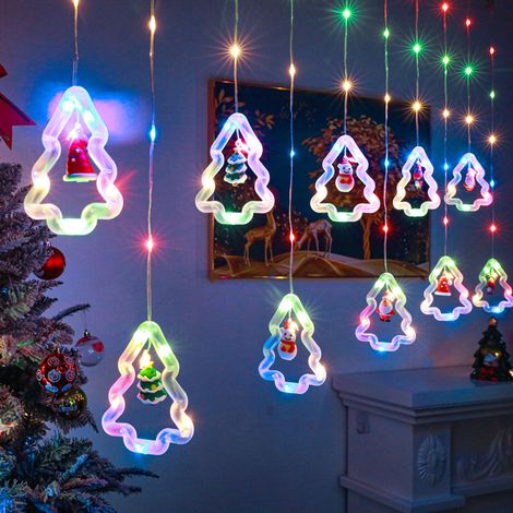 Guirlande rideau fenêtre 3 m USB télécommande coloré (1/5)
