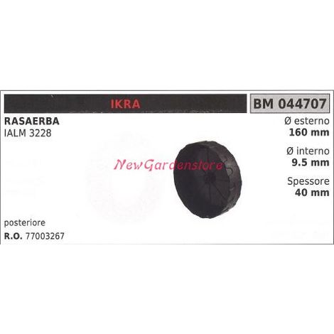 Ruota posteriore IKRA rasaerba tosaerba tagliaerba IALM 3228 044707