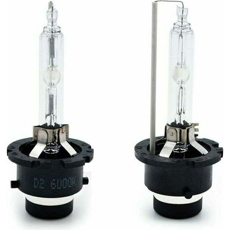 Tigrezy D2S Xénon Kit 6000K HID Lampe à Décharge Phare 35W Blanc Remplacer pour Halogène ou LED Ampoules Extérieures (2 pièces) (1/4)
