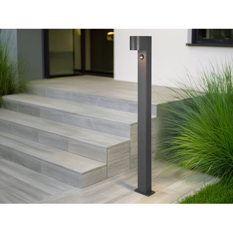 Pollerleuchte ROYA mit Bewegungsmelder, Downlight Anthrazit, Höhe 100cm (1/5)