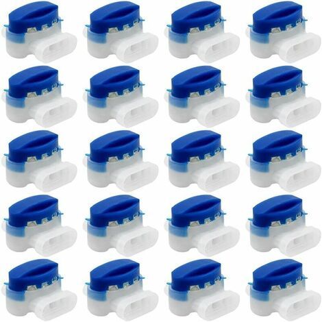 20 Pièces Connecteurs de Câble Connecteurs 314 Connecteurs de Câble Remplis de Gel Résines Terminal Blocks Connecteur Étanche Raccords de Câbles pour Jardin Extérieur Robot Voiture Mower (1/5)