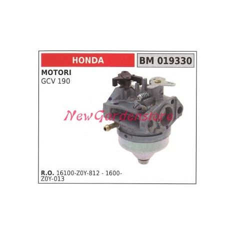 Topfvergaser HONDA Motorhacken GCV 190 019330