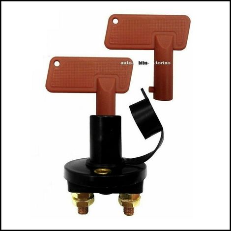 Batteria auto stacca batteria antifurto auto moto camper 6-12v 100a officina