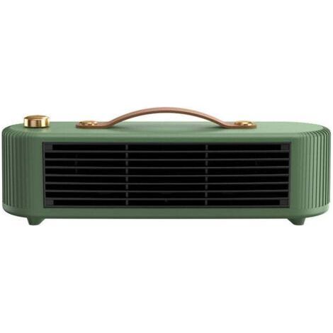 Low Consumption Electric Radiator, 2 Silent Modes Ceramic Fan Heating for Living Room, Bedroom, Adjustable Thermostat, Overheating Protection, 800W, Green(27.598.5cm) (1/4)