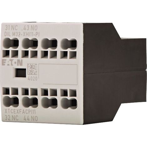 EATON Bloque de contactos auxiliares, guiado forzado, 2 polos, 199309