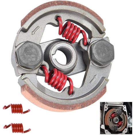Plaquettes d'embrayage racing pour mini-motos, pocket rockets, vélos enfants et quads SYX Moto (rouge). (1/5)