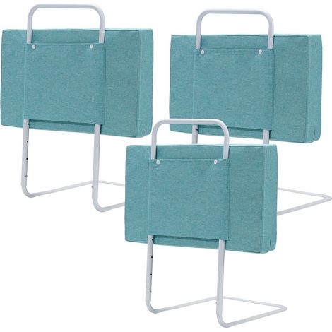 Randaco Rieles para cama de bebé, barrera de protección infantil ajustable y suave, marco de cama para niños pequeños, 60 x 28 cm, color verde
