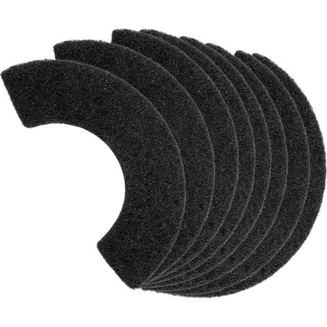 Lot de 8 filtres à charbon compatibles avec Litter-Robot 4, filtres à charbon actif de rechange pour bac à litière, épais et durable, élimine les odeurs et contrôle l'humidité sur le corps de l'animal (1/4)