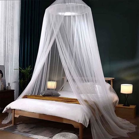 Moustiquaire de lit - FOLAYA - Ciel de lit - Grande taille - Protection contre les moustiques - Élégante (1/4)