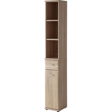 Rangement colonne - ARMARIO - 30 cm x 203 cm x 32 cm - Chêne - Livraison gratuite (1/2)