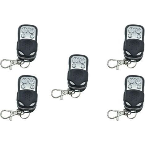 [JAMAIS UTILISÉ] LEYF - Lot de 5 Télécommandes Universelles pour Porte de Garage 433 MHz - Télécommande 4 Canaux - Compatible avec Code de Fréquence 433 MHz - Émetteur Manuel - Réglage Facile pour Ouv (1/4)