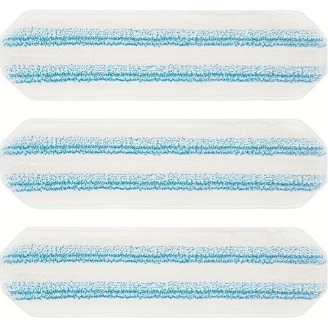 Chiffon de nettoyage en microfibre à double usage pour balai à franges plat, pour usage humide et sec (1/4)