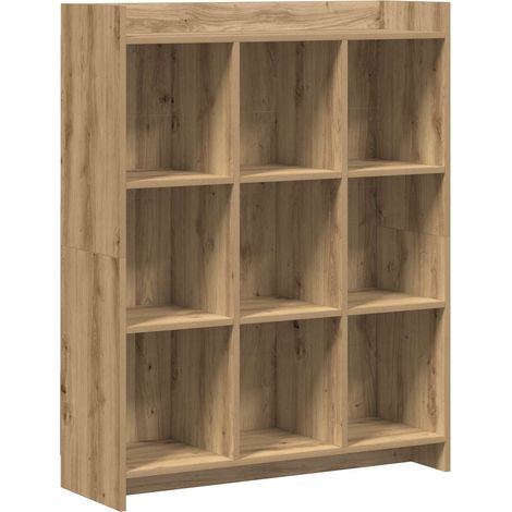 Estantería 9 niveles 87,5 x 30 x 111 cm Madera de ingeniería vidaXL (1/5)