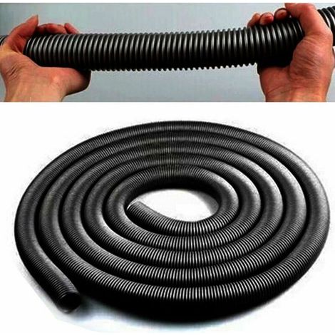 Manguera para aspiradora de 3 metros, 32 mm, flexible, color negro, talla única. (1/4)