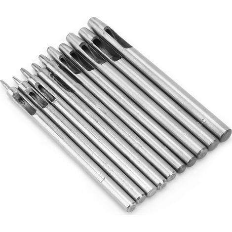 10 outils de perçage pour œillets de bracelet de montre en cuir (1/5)