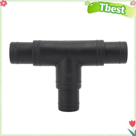 Tbest Connecteur de tuyau de joint en T Raccord de Tuyau en T en Plastique Durable, Adaptateur 3 Voies 1,25 Po/1,5 jeux gonflable (1/5)