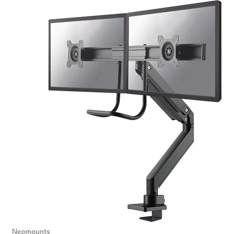 Support da scrivania Neomounts by Newstar, support mobile e inclinabile per monitor da 17" a 24" (43,2 cm - 61 cm), compatibile con VESA 100x100 mm, peso massimo 8 kg, colore nero (1/4)