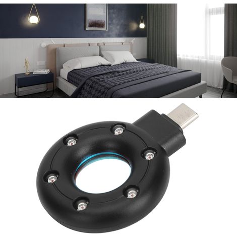 Détecteur de caméras USB portable et compact pour hôtels, infrarouge anti-surveillance, anti-espionnage, anti-voyeurisme S300 (1/5)