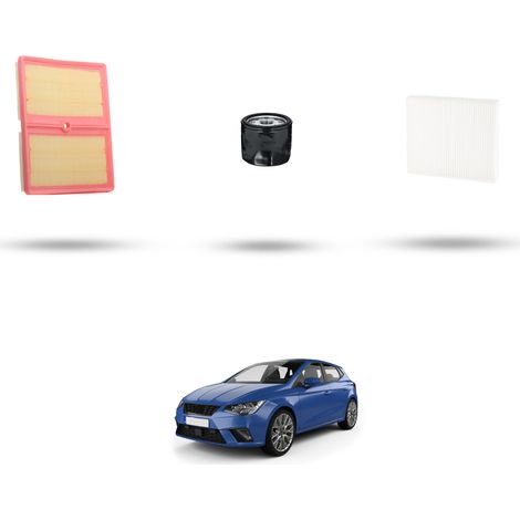 Kit tagliando 3 filtri compatibile con Seat Ibiza V 1.0 EcoTSI 85kw Dal 2017 (1/4)