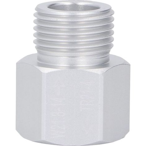 Fabater ConvertisSeur de Cylindre de Soude, Adaptateur de Bouteille de Soude en Alliage D 'aluminium Haute Resesance Portable Tr21 4 à W21.8 14 pour LE Remontement LE (1/5)