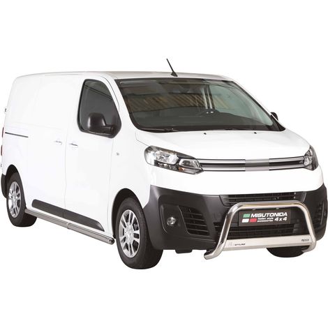 Pare-buffle Avant pour Citroen Jumpy 2016-2026 63 mm en Acier Gris (1/5)