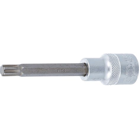 Bit-Einsatz Länge 100 mm Antrieb Innenvierkant 12,5 mm (1/2") Keil-Profil (für RIBE) M8 (1/2)