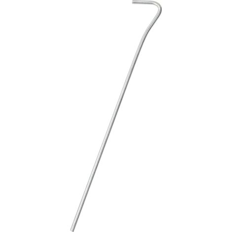 Piquets de tente 50 pcs 23 cm Ø4 mm acier galvanisé (1/5)