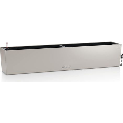 LECHUZA® Blumenkasten BALCONERA Color 100 Sandbraun All-in-One (1/3)
