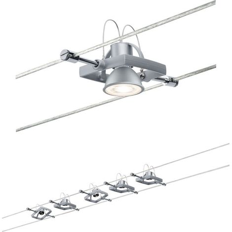 Paulmann Seilsystem Mac II mit 5 Spots GU5,3 94133