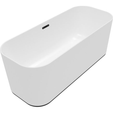 Baignoire VB Finion UBQ177FIN7N400V2 1700x700x620mm Autoportante en pierre blanche