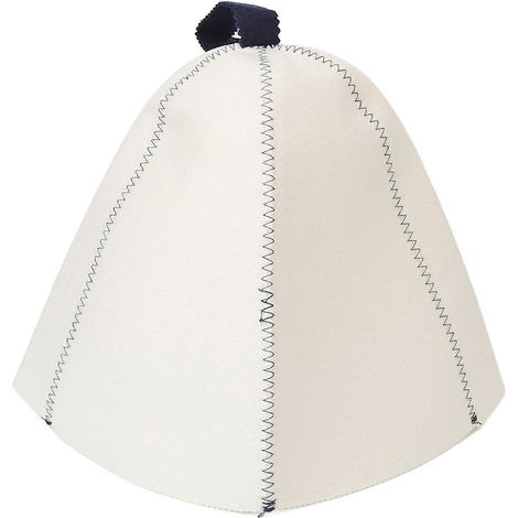 Saunafilzhut Kopfschutz Sauna-Badehut Vaporarium-Hut für Damen und Herren Badeaccessoires YMMR